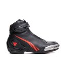 Dainese Superya Motorrad Kurz-Stiefel schwarz neonrot