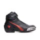 Dainese Superya Motorrad Kurz-Stiefel schwarz neonrot