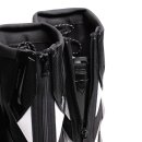 Dainese Torque 4 Air Motorrad-Stiefel schwarz weiß neonrot