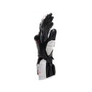 Dainese Fiero Metal Motorrad-Handschuh schwarz weiß neonrot