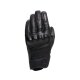 Dainese Folgor Motorrad-Handschuh Leder schwarz schwarz