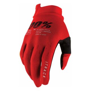 100% iTrack Motocross-Handschuh MTB rot