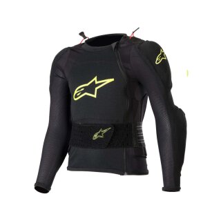 Alpinestars Bionic Tech Youth Kinder Protektor-Jacke schwarz neongelb