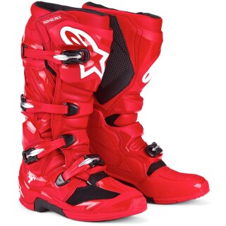 Alpinestars Tech 7 Motocross-Stiefel Bright rot