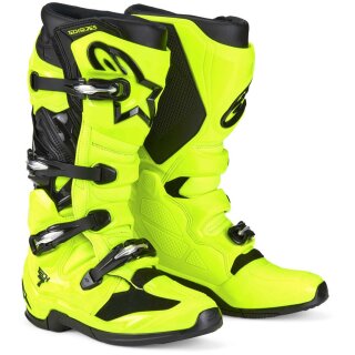Alpinestars Tech 7 Motocross-Stiefel neongelb schwarz
