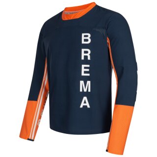 Brema Valli Ex Jersey Motocross-Hemd Navy blau orange