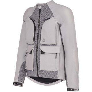 Knox Tor Motorrad-Jacke Adventure Light grau