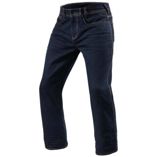 Revit Philly 3 Loose Fit Motorrad-Jeans dunkelblau Used