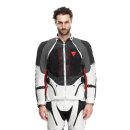 Dainese Super Adventure Motorrad-Jacke Glacier grau rot