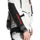 Dainese Super Adventure Motorrad-Jacke Glacier grau rot