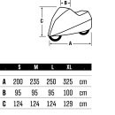 Held Cover Basic 2 Motorrad Abdeckplane silber