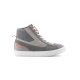 Alpinestars Stated Motorrad-Schuhe grau neonrot weiß