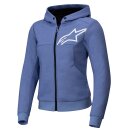 Alpinestars Chrome V2 Damen Motorrad-Hoodie blau violett...