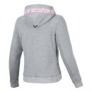 Alpinestars Chrome V2 Damen Motorrad-Hoodie grau neonpink