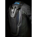 Revit Automate Motorrad-Jacke Leder schwarz Light grau