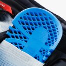 Revit Automate Motorrad-Jacke Leder schwarz neonrot