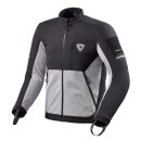 Revit Tectonic H2O Motorrad-Jacke Textil schwarz Light grau