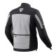 Revit Tectonic H2O Motorrad-Jacke Textil schwarz Light grau