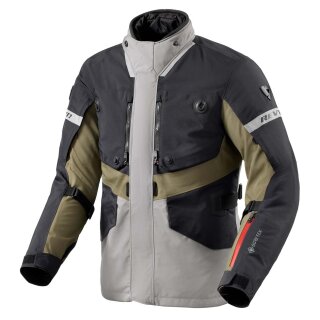 Revit Neptune 3 GTX Motorrad-Jacke Textil schwarz Dark grün