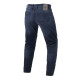Revit Micah Tapered Fit Motorrad-Jeans Dark blau Used