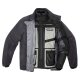 Spidi Hard Track 3 Motorrad-Jacke Textil schwarz