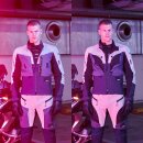 Spidi Frontier Motorrad-Hose Textil eis hellgrau blau