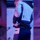 Spidi Frontier Motorrad-Hose Textil eis hellgrau blau