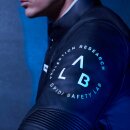 Spidi Genesis Motorrad-Jacke Leder schwarz weiß