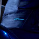 Spidi Genesis Motorrad-Jacke Leder schwarz weiß