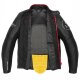 Spidi Genesis Motorrad-Jacke Leder rot schwarz