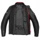 Spidi Genesis Motorrad-Jacke Leder rot schwarz