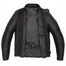 Spidi Genesis Motorrad-Jacke Leder schwarz