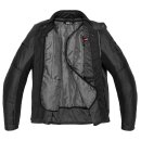 Spidi Genesis Motorrad-Jacke Leder schwarz