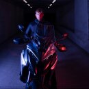 Spidi Genesis Motorrad-Jacke Leder schwarz