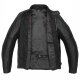 Spidi Genesis Motorrad-Jacke Leder schwarz