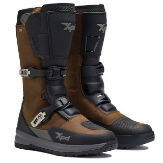 XPD X-Adventure H2Out Motorrad-Stiefel braun