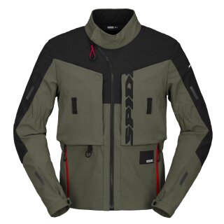 Spidi Frontier Motorrad-Jacke Textil militär olive