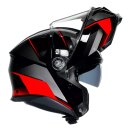 AGV Tourmodular Perception Klapphelm schwarz rot