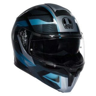 AGV Streetmodular Ledro Klapphelm mattschwarz Powder blau