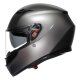 AGV K3 Motorrad-Integral-Helm 22.06 Uni matt Luna grau