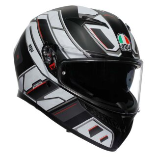 AGV K3 Rivia Integral-Helm mattschwarz weiß