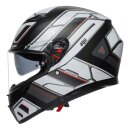 AGV K3 Rivia Integral-Helm mattschwarz weiß