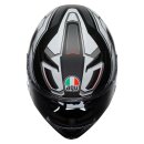 AGV K3 Rivia Integral-Helm mattschwarz weiß