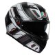 AGV K3 Rivia Integral-Helm mattschwarz weiß