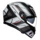 AGV K3 Rivia Integral-Helm mattschwarz weiß