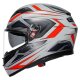 AGV K3 Space Integral-Helm mattweiß neonrot blau