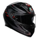 AGV K3 Syth Integral-Helm schwarz rot