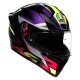 AGV K1 S Fastlap Integral-Helm schwarz Purple pink