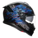 AGV K7 Genisys Integral-Helm mattschwarz blau grau