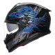 AGV K7 Genisys Integral-Helm mattschwarz blau grau